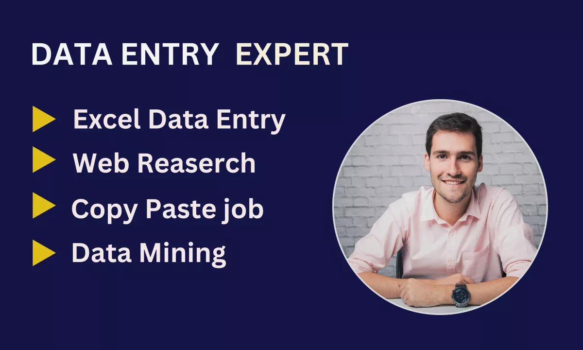 i will do fastest data entry in one day, internet research