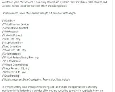 creatively and uniquely deliver on your data entry,