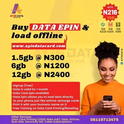 Sell data for you